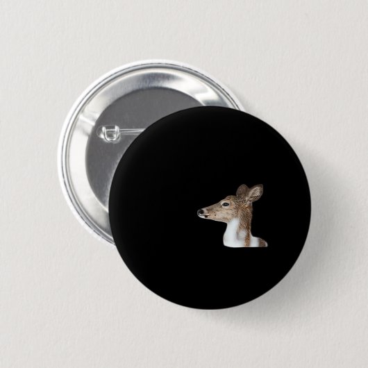 Oh Deer Minimal Modern Design Ronde Button 5,7 Cm (Voorkant /achterkant)