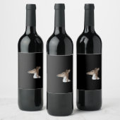 Oh Deer Minimal Modern Design Wijn Etiket (Flessen)