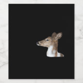 Oh Deer Minimal Modern Design Wijn Etiket (Enkel label)
