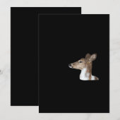 Oh Deer Minimal Modern Ontwerp Feestdagenkaart (Voorkant / Achterkant)