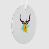 Oh Deer Minimal Rustic Style Acrylic Ornament (voorkant)