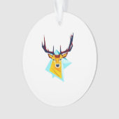 Oh Deer Minimal Rustic Style Acrylic Ornament (voorkant)