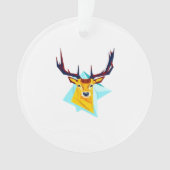 Oh Deer Minimal Rustic Style Acrylic Ornament (voorkant)