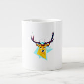 Oh Deer Minimal Rustic Style  Grote Koffiekop (Voorkant)