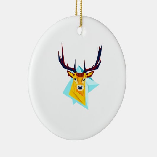 Oh Deer Minimal Rustic Style Ornament (Rechts)