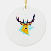 Oh Deer Minimal Rustic Style Ornament (Voorkant)