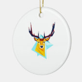 Oh Deer Minimal Rustic Style Ornament (Links)