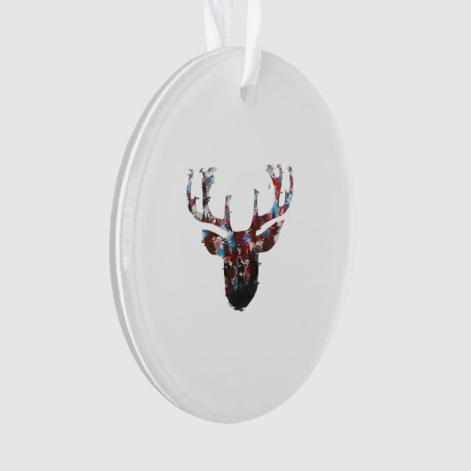 Oh Deer Minimal Style Acrylic Ornament (voorkant)