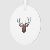 Oh Deer Minimal Style Acrylic Ornament (voorkant)