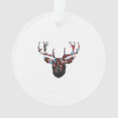 Oh Deer Minimal Style Acrylic Ornament (voorkant)