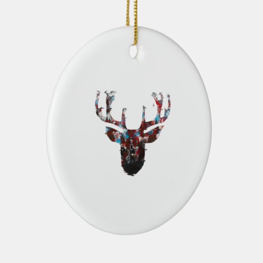 Oh Deer Minimal Style Ornament (Rechts)