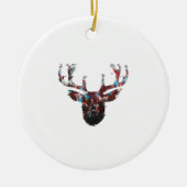 Oh Deer Minimal Style Ornament (Voorkant)