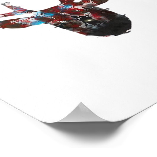 Oh Deer Minimal Style  Poster (Hoek)