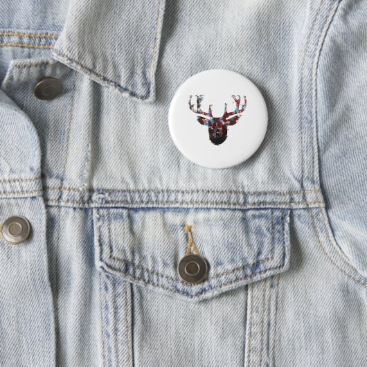 Oh Deer Minimal Style  Ronde Button 5,7 Cm (In situ)