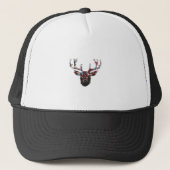Oh Deer Minimal Style  Trucker Pet (Voorkant)