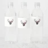 Oh Deer Minimal Style  Waterfles Etiket (Flessen)