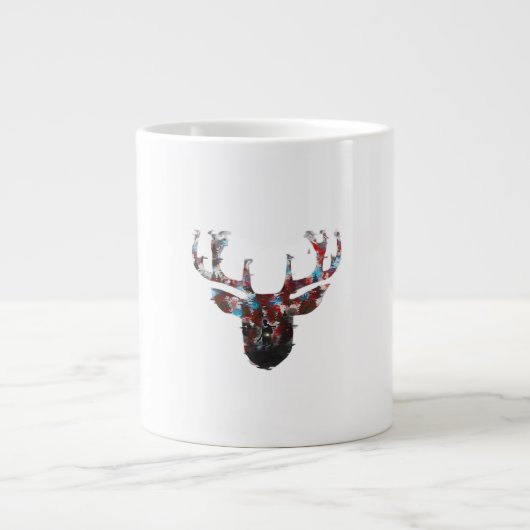 Oh Deer Minimale Stijl Grote Koffiekop (Voorkant)