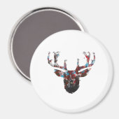 Oh Deer Minimale Stijl Magneet (Voorkant / Achterkant)