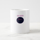Oh Deer Modern Aesthetic  Grote Koffiekop (Voorkant)