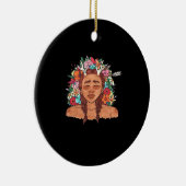 Oh Deer Modern Aesthetic Keramisch Ornament (Rechts)