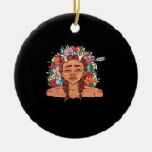 Oh Deer Modern Aesthetic Keramisch Ornament (Voorkant)