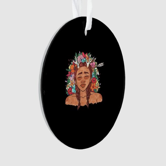 Oh Deer Modern Aesthetic Ornament (voorkant)