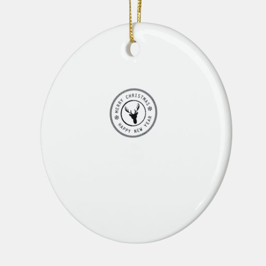 Oh Deer Modern Aesthetic Ornament (Links)