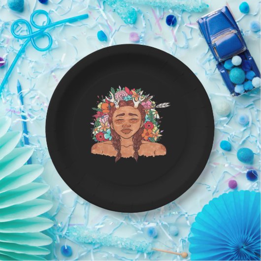 Oh Deer Modern Aesthetic  Papieren Bordje (Feest)