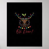 Oh Deer Modern Aesthetic Poster (Voorkant)