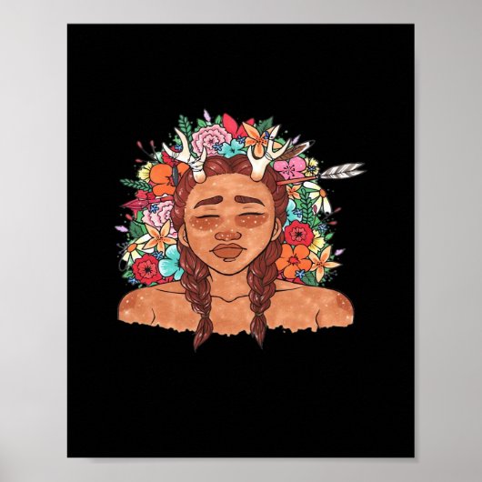 Oh Deer Modern Aesthetic Poster (Voorkant)