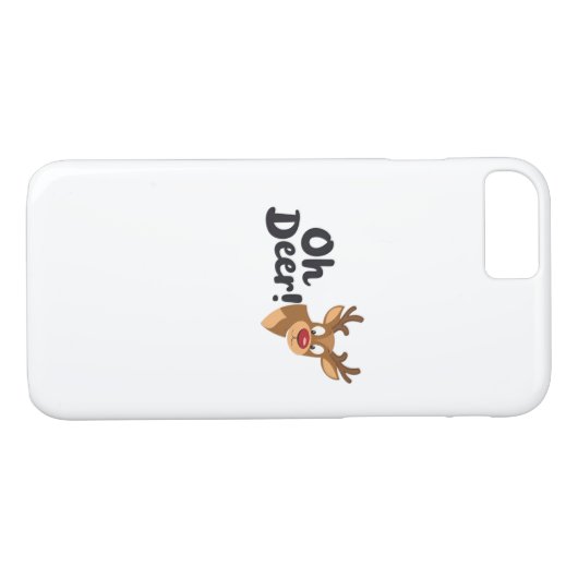 Oh Deer Modern Aesthetic Style Case-Mate iPhone Case (Achterkant (Horizontaal))