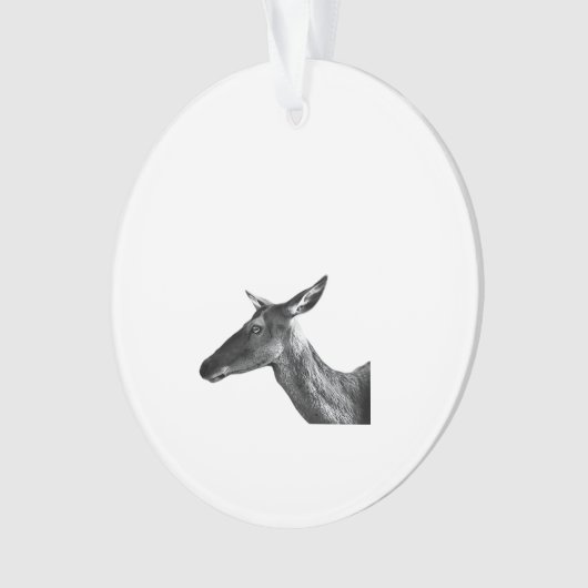 Oh Deer Modern Aesthetic Vibe Acrylic Ornament (voorkant)