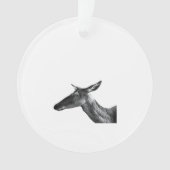 Oh Deer Modern Aesthetic Vibe Acrylic Ornament (voorkant)