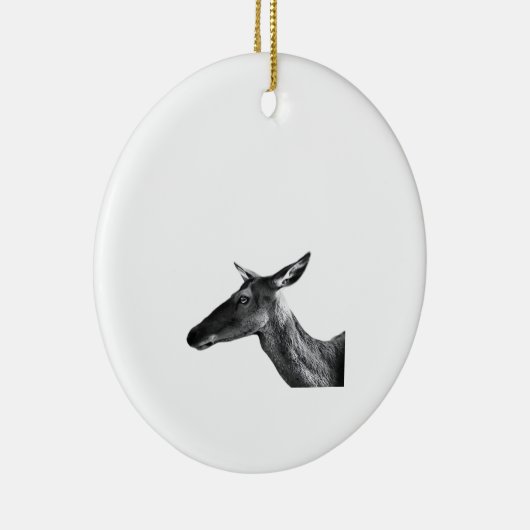 Oh Deer Modern Aesthetic Vibe Ornament (Rechts)