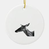 Oh Deer Modern Aesthetic Vibe Ornament (Voorkant)