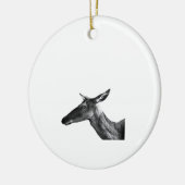 Oh Deer Modern Aesthetic Vibe Ornament (Links)