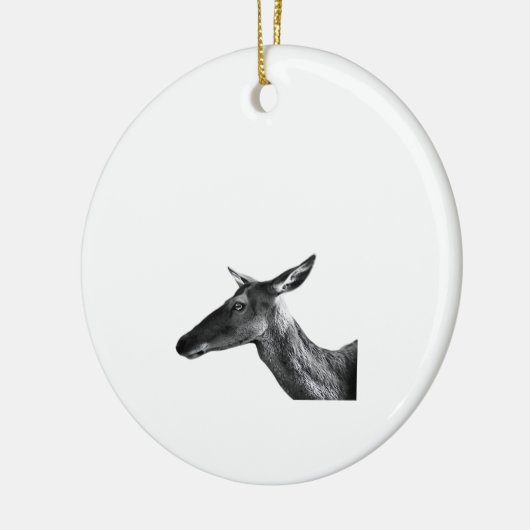 Oh Deer Modern Aesthetic Vibe Ornament (Links)
