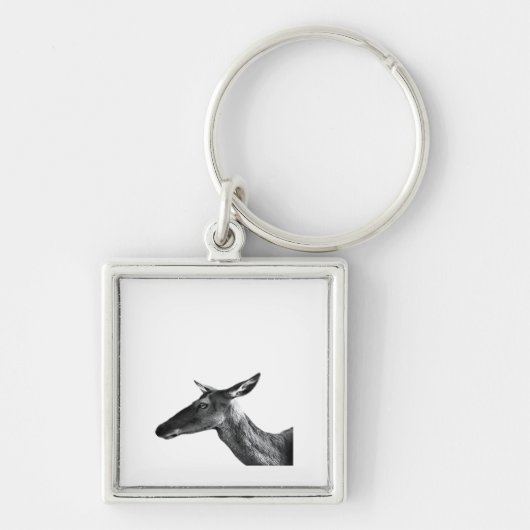 Oh Deer Modern Aesthetic Vibe  Sleutelhanger (Voorkant)