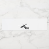 Oh Deer Modern Aesthetic Vibe Waterfles Etiket (Enkel label)