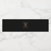 Oh Deer Modern Aesthetic Waterfles Etiket (Enkel label)