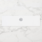 Oh Deer Modern Aesthetic Waterfles Etiket (Enkel label)