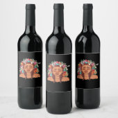 Oh Deer Modern Aesthetic  Wijn Etiket (Flessen)