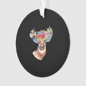 Oh Deer Modern Artistic Style Acrylic Ornament (voorkant)