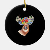 Oh Deer Modern Artistic Style Ornament (Voorkant)