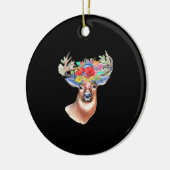 Oh Deer Modern Artistic Style Ornament (Links)