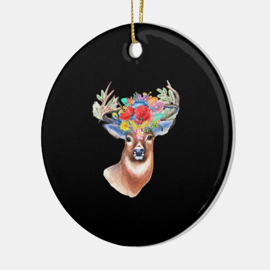 Oh Deer Modern Artistic Style Ornament (Links)