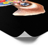 Oh Deer Modern Artistic Style Poster (Hoek)