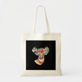 Oh Deer Modern Artistic Style Tote Bag (Voorkant)