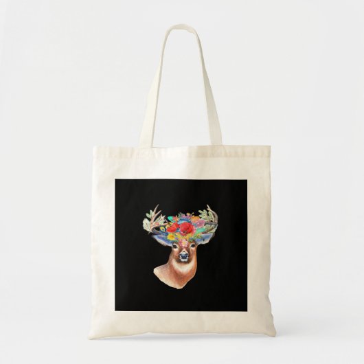 Oh Deer Modern Artistic Style Tote Bag (Voorkant)
