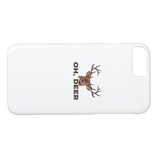Oh Deer Modern Clean Design Case-Mate iPhone Case (Achterkant (Horizontaal))